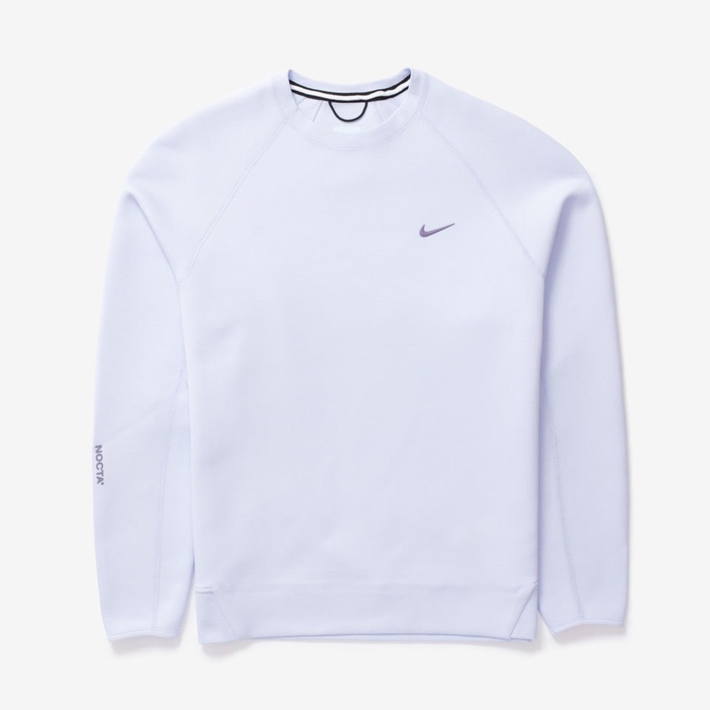 Nike x NOCTA Tech Fleece Crew Sweatshirt Mens Size XL FD8457-568 / Palest Purple